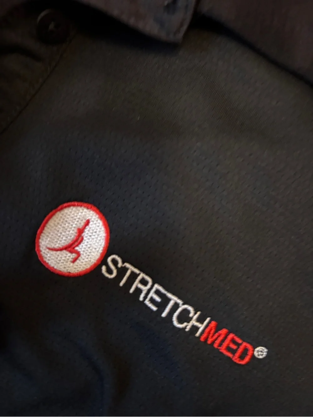 Women’s stretch Bundle Black Polo Shirts with embroidered pocket & sleeve Logo